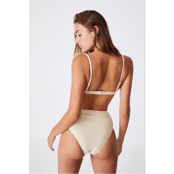 Cotton On Brown Cream Terry Bikini - Picture 4 of 7